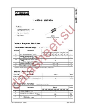 1N5395 datasheet  